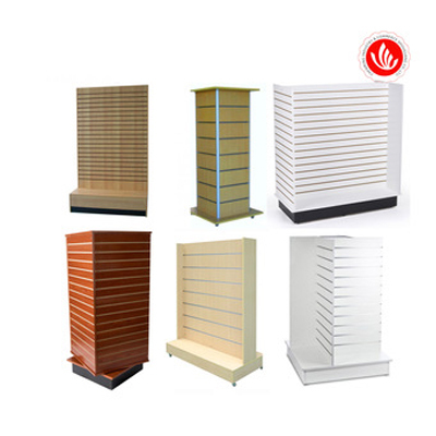 4-way MDF Slatwall Display Stand
