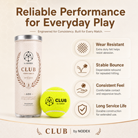 NODEX Vente en gros de balles de padel et de beach tennis de haute qualité, personnalisées, en feutre naturel, en caoutchouc avec LOGO, Pelota De Tenis