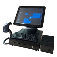 15 pouces P o s Machine Android tout en un système P o s Machine de paiement en espèces Machine électronique Caisse enregistreuse automatique