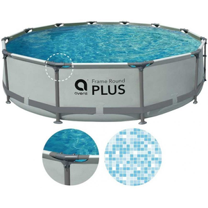 Piscine Jilong Avenli 12016V63 grise, structure en acier LamTech, 3,66 m x 76 cm (12 pi x 30 po) - Product Image 5