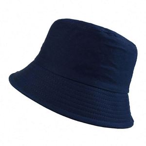 Wholesale Summer Cotton Bucket Hat with Customized Embroidery Printed Logo Visor for Fishermen Designed by the <strong>Maker</strong> - Product Image 5
