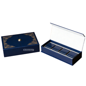Caja de Regalo Magnética de Doble Puerta con Lámina Dorada de Lujo Personalizada de Fábrica para el Festival de Medio Otoño - Product Image 3