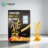 Máquina Expendedora de Papas Fritas Totalmente Automática con Pantalla Táctil Inteligente para Venta Comercial