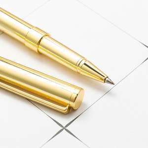 Nouveau stylo en métal neutre personnalisé avec logo, encre à bille, vente en gros - Product Image 3