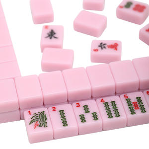 Juego de Mahjong Americano Personalizado de Lujo, Juego de Mahjong de Acrílico de Singapur para Viajes, <span class=keywords><strong>Mesa</strong></span> de Entretenimiento - Product Image 2