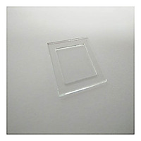 Verre TGV Encap Plaque de couverture encastrée LEC gravée et encapsulée, paquet d'affichage LED, haute transmission de la lumière 92%.