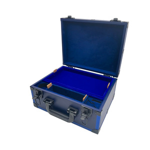 Caja de madera personalizada para Mahjong, rectangular, 152 mm, caja de almacenamiento portátil para juegos, regalos y manualidades. - Product Image 2