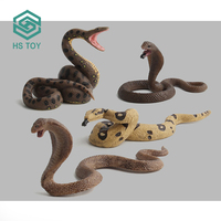HS horreur drôle Terrible réaliste Tpr en caoutchouc souple serpent jouets de blague modèles d'animaux avec un Style différent