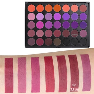 Diy 25 Color Eyeshadow NEW Wholesale <strong>No</strong> <strong>logo</strong> Shimmering and Matte Color Glitter Makeup Eyeshadow Palette - Product Image 5