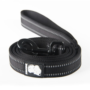 Hondenhalsband en riem met puppy cut stijl, reflecterend stippenpatroon, lintversiering, 100% nylon, waterdicht. - Product Image 3