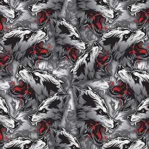 High Quality Wolf Leopard <strong>Pattern</strong> <strong>Hydrographic</strong> Foil 50cm Width Water Soluble Inkjet Water Transfer Film Film Transfer Paper Film - Product Image 3