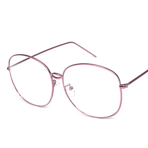 Maidis <b>Round</b> Metal Eyeglasses <b>Frame</b> Unisex Full-<b>Frame</b> UV400 Fashion Trendy Glasses - Product Image 3