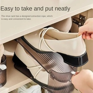 Integrated Shoe Support Shoe Cabinet Storage <b>Rack</b> Shoe Storage <b>Rack</b> Space-saving Removable Double-layer Adjustable <b>Rack</b> - Product Image 3