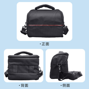 กระเป๋ากล้องแบบสะพายข้างไนลอนสายปรับได้สำหรับกล้อง DSLR SLR มิเรอร์เลส 220x160x90 มม. การถ่ายภาพใช้งานกลางแจ้ง - Product Image 4
