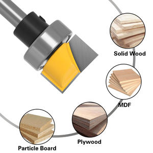 6 מ "מ ו 1/4" עגול shank ניקוי כלי 2 רהוט יחיד נושא הדלקת הנתב חתיכות עץ שטוח - Product Image 2
