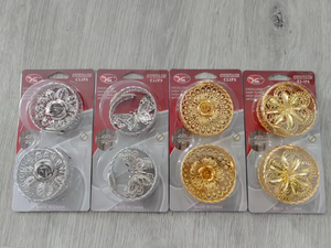 New Sang Trọng Hiện Đại Chất Lượng Cao Kim Loại Bướm Phong Cách Rèm <span class=keywords><strong>Tieback</strong></span> Rèm Phụ Kiện Móc - Product Image 6