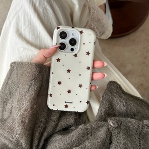 เคสโทรศัพท์มือถือป้องกันการกระแทกเต็มรูปแบบลายดาวดีไซน์เรียบง่ายสำหรับ <span class=keywords><strong>iPhone</strong></span> 18 <span class=keywords><strong>PRO</strong></span> <span class=keywords><strong>MAX</strong></span> กรอบใสฝาครอบ TPU - Product Image 4