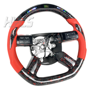 Accessoires intérieurs de voiture Volant sport personnalisé en fibre de carbone forgée à LED pour Dodge <span class=keywords><strong>Chrysler</strong></span> 300 C <span class=keywords><strong>300C</strong></span> 200 200C 300I - Product Image 3