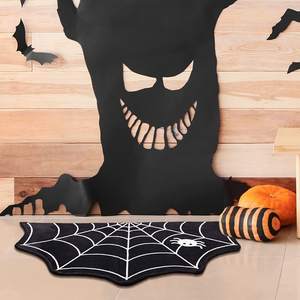 Tappetino di benvenuto per <span class=keywords><strong>ragnatela</strong></span> di Halloween durevole decorativo economico con supporto in gomma antiscivolo - Product Image 5