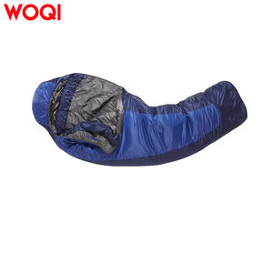 Saco de Dormir Woqi Tipo Momia, Azul Oscuro, Nailon, Resistente al Viento, para Clima Frío, Uso en Exteriores para Adultos, Longitud Estándar - Product Image 3