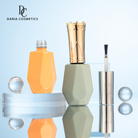 Bouteilles de gel en vrac 10 ml, flacons de vernis à ongles vides en verre avec pinceau, pour nail art