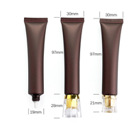 Tube souple vide en plastique PE pour emballage cosmétique (gloss, rouge à lèvres, baume à lèvres, exfoliant pour les lèvres) avec logo personnalisé OEM/ODM, 10ml, 15ml, 20ml