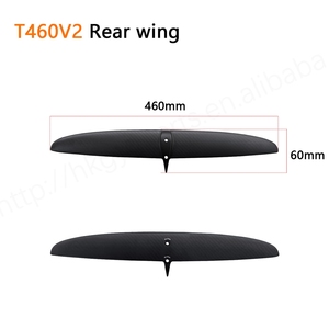 Ala estabilizadora de fibra de carbono de varios tamaños, accesorios universales para ala trasera, lámina de ala ultraligera, cola de hidroala ajustable - Product Image 5