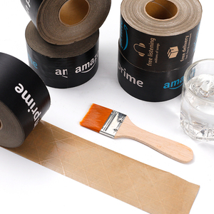 Cinta de Papel Impermeable Autoadhesiva y Activada por Agua, de Alta Resistencia, para Sellado de Cajas, con Impresión Personalizada, en Stock y de Venta Caliente - Product Image 2