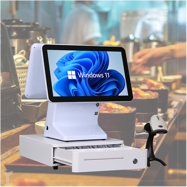Jesen Pos Machine 15.6 Pos System New Design Restaurant Android Pos System All in One With Software