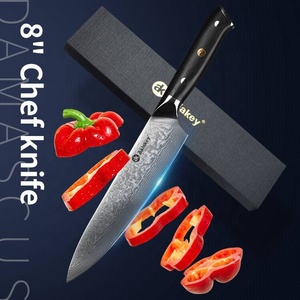 Cuchillos de Cocina Japoneses Hechos a Mano de 8 Pulgadas y 67 Capas, Acero VG10, Cuchillo de Chef Damasco de Pakistán - Product Image 5