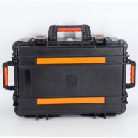 Mallette à outils en plastique étanche de transport rigide mallette de vol de protection avec roues et poignée de traction