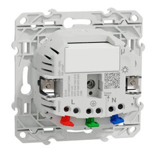 Componente per interruttore 1 va, colore bianco, ideale per impianti elettrici e controllo efficiente dell'illuminazione. - Product Image 3