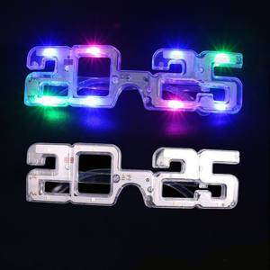 Gafas RTS de plástico baratas iluminadas 2025, gafas de fiesta Led intermitentes, gafas de Año Nuevo 2025, decoración de fiesta, gafas de sol 2025 - Product Image 6