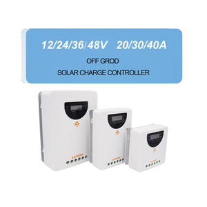 Lifepo4 20A 60a 40a 30a 12v 12v 48VソーラーチャージコントローラーホームエネルギーシステムMPPTトラッカーバッテリーチャージレギュレーター - Product Image 2