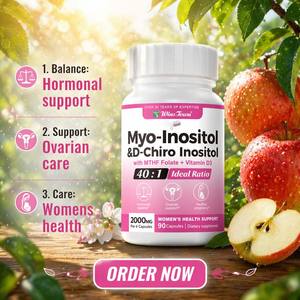 Capsules <span class=keywords><strong>d</strong></span>'inositol Wins Town OEM pour la formule Myo-Inositol <span class=keywords><strong>D</strong></span>-Chiro-Inositol, soutien nutritionnel quotidien pour les femmes, complément alimentaire - Product Image 3