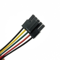 Kabel Molex Mega-fit dengan pelindung kepala kabel 2 Pin ke Terminal Ring 4MM 2004561212