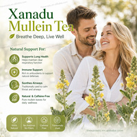 Tisane pour la santé pulmonaire, Sachet de thé détox au molène (feuilles de Verbascum Thapsus), Feuilles de molène séchées en gros, Mélange personnalisé accepté