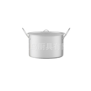 Thickened Aluminum <b>Soup</b> <b>Pot</b> 5L Above Non-Stick Double Handle For Gas Stove Outdoor Cooking - Product Image 2