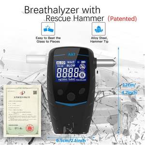 Alcootest breveté avec marteau de sauvetage détachable et batterie rechargeable - Product Image 2