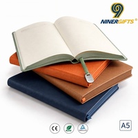 NINERgifts – Coffret Cadeau de Carnet d'Affaires en Papier Personnalisé avec Logo en Relief et Stylo pour la Saison des Diplômes – Produits de Bureau Promotionnels Haut de Gamme