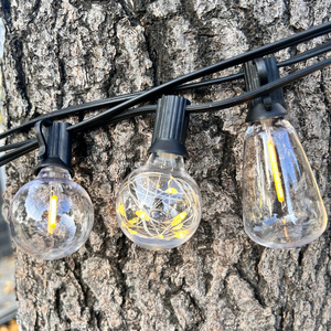 Garland Street Deco Solar G40 Remote Control Waterproof Wedding Lamp Solar Globe Patio Fesoon <strong>String</strong> <strong>Light</strong> - Product Image 5