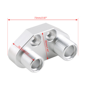 ข้อต่อคอมเพรสเซอร์แอร์อะลูมิเนียม Auso-Racing รุ่น Sanden SD7B10 7176 SD7 แบบปลดเร็ว สำหรับใช้ในรถยนต์ - Product Image 2