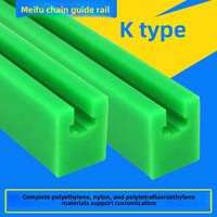 Guide de chaîne de convoyeur industriel concave de type K à 4 points en nylon résistant à l'usure pour transmission à usage industriel