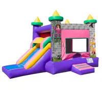 Vendita calda castello gonfiabile principessa/giochi combinati castello gonfiabile di salto