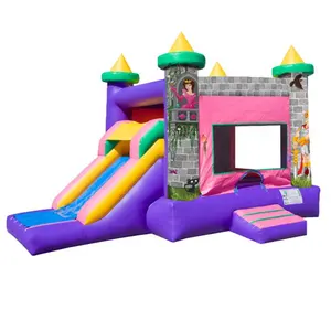 OFFRE SPÉCIALE princesse château Gonflable/château sautant gonflable combo jeux