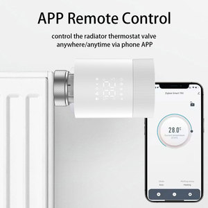 Thermostat intelligent Tuya Zigbee 3.0 Trv, tête thermique pour radiateur, contrôleur de température programmable, compatible <span class=keywords><strong>Alexa</strong></span> et Google Home - Product Image 2