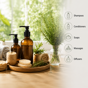 Huiles essentielles naturelles non diluées de haute qualité pour la fabrication de bougies et de parfums, <span class=keywords><strong>aromathérapie</strong></span>, huile essentielle de romarin et de bois de santal - Product Image 6