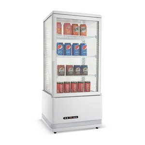 Supermarket Glass Bakery Cake Display freezer Cabinet Showcase Refrigerator