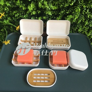<span class=keywords><strong>Porte</strong></span>-<span class=keywords><strong>savon</strong></span> suspendu en bambou naturel, accessoire de salle de bain moderne et nouveau style - Product Image 6