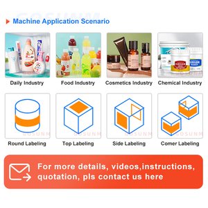 Hiệu suất cao tự động sản xuất dây chuyền lắp ráp tốc độ cao Máy bay máy dán nhãn đầu nhãn Applicator - Product Image 3